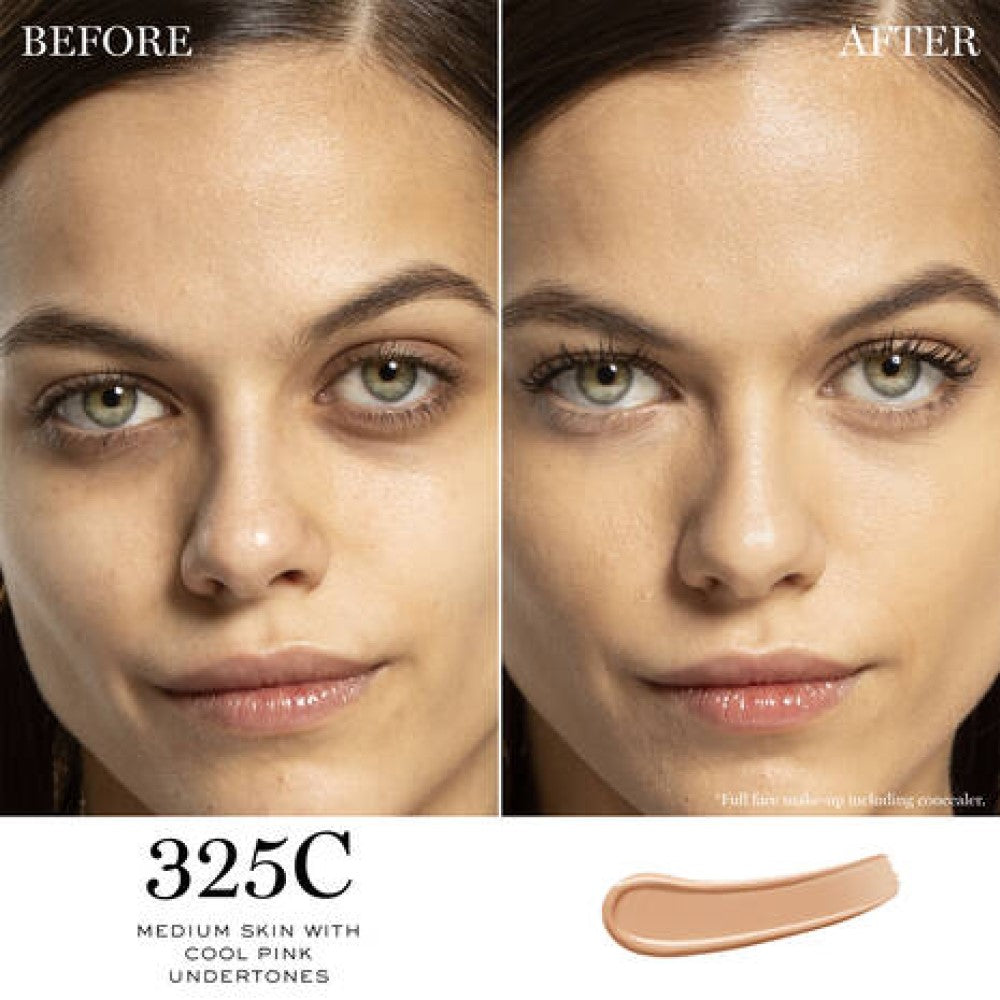 Lancôme Teint Idole Ultra Wear Care&glow Serum Concealer - Correttore con 81% di Siero Idratante Tenuta 24Ore & Effetto Luminosità Naturale