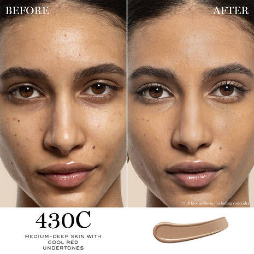 Lancôme Teint Idole Ultra Wear Care&glow Serum Concealer - Correttore con 81% di Siero Idratante Tenuta 24Ore & Effetto Luminosità Naturale