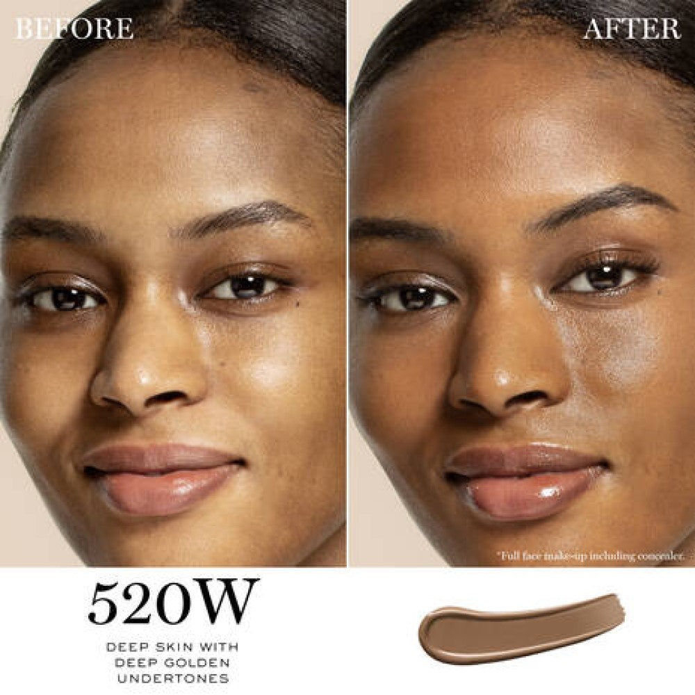 Lancôme Teint Idole Ultra Wear Care&glow Serum Concealer - Correttore con 81% di Siero Idratante Tenuta 24Ore & Effetto Luminosità Naturale