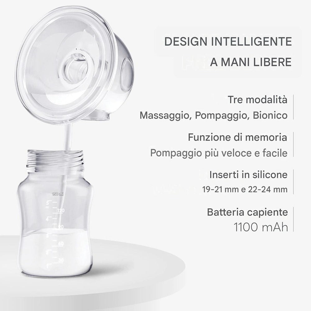 KikkaBoo Tiralatte Elettrico Indossabile Noa Mint