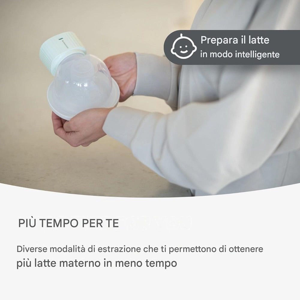 KikkaBoo Tiralatte Elettrico Indossabile Noa Mint