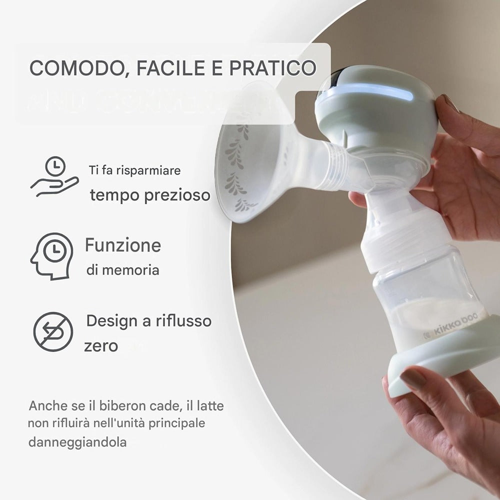 KikkaBoo Tiralatte Elettrico Integrato Leia Plus
