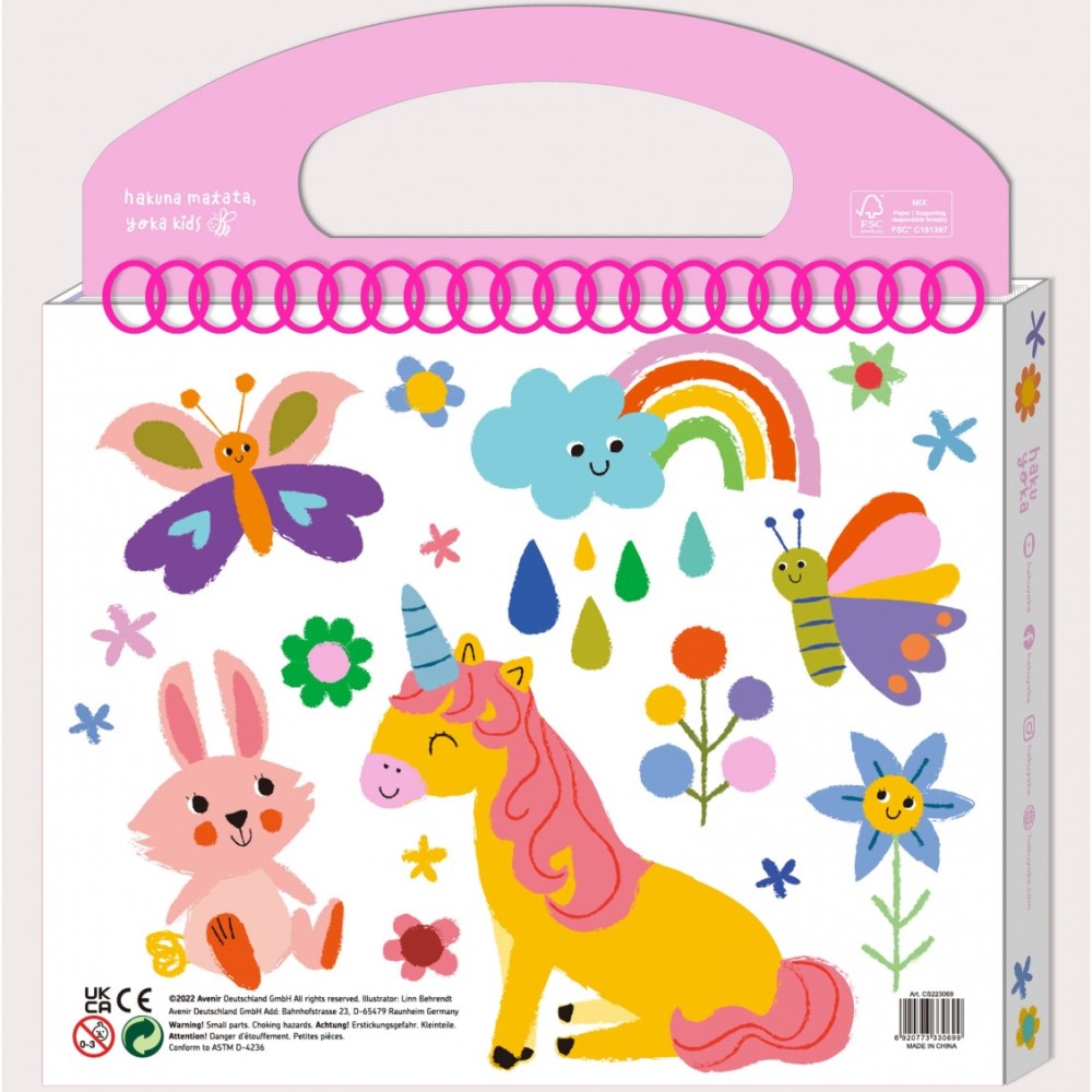 Haku Yoka My First Colouring Kit - Il Mio Primo Kit Da Colorare Unicorno