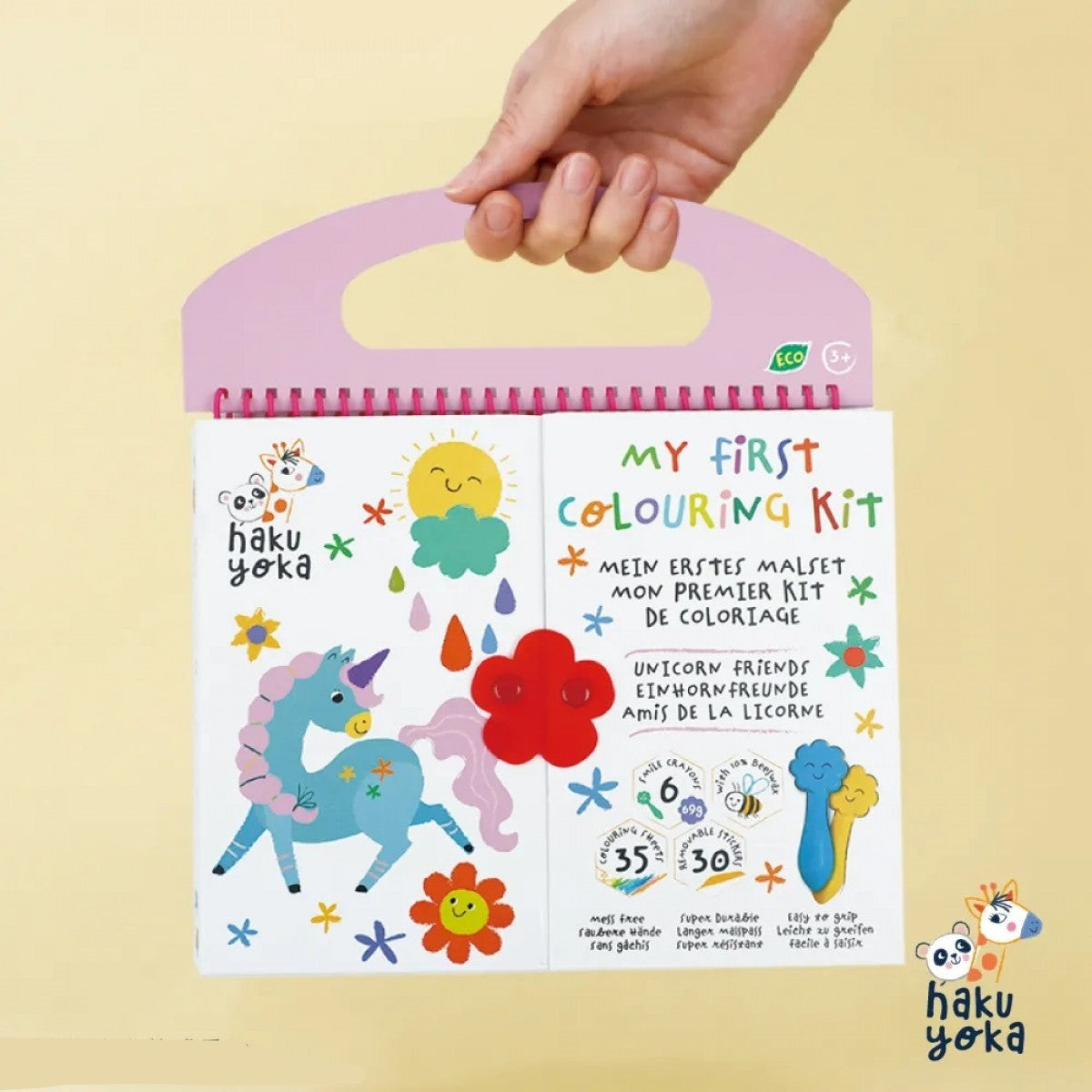 Haku Yoka My First Colouring Kit - Il Mio Primo Kit Da Colorare Unicorno