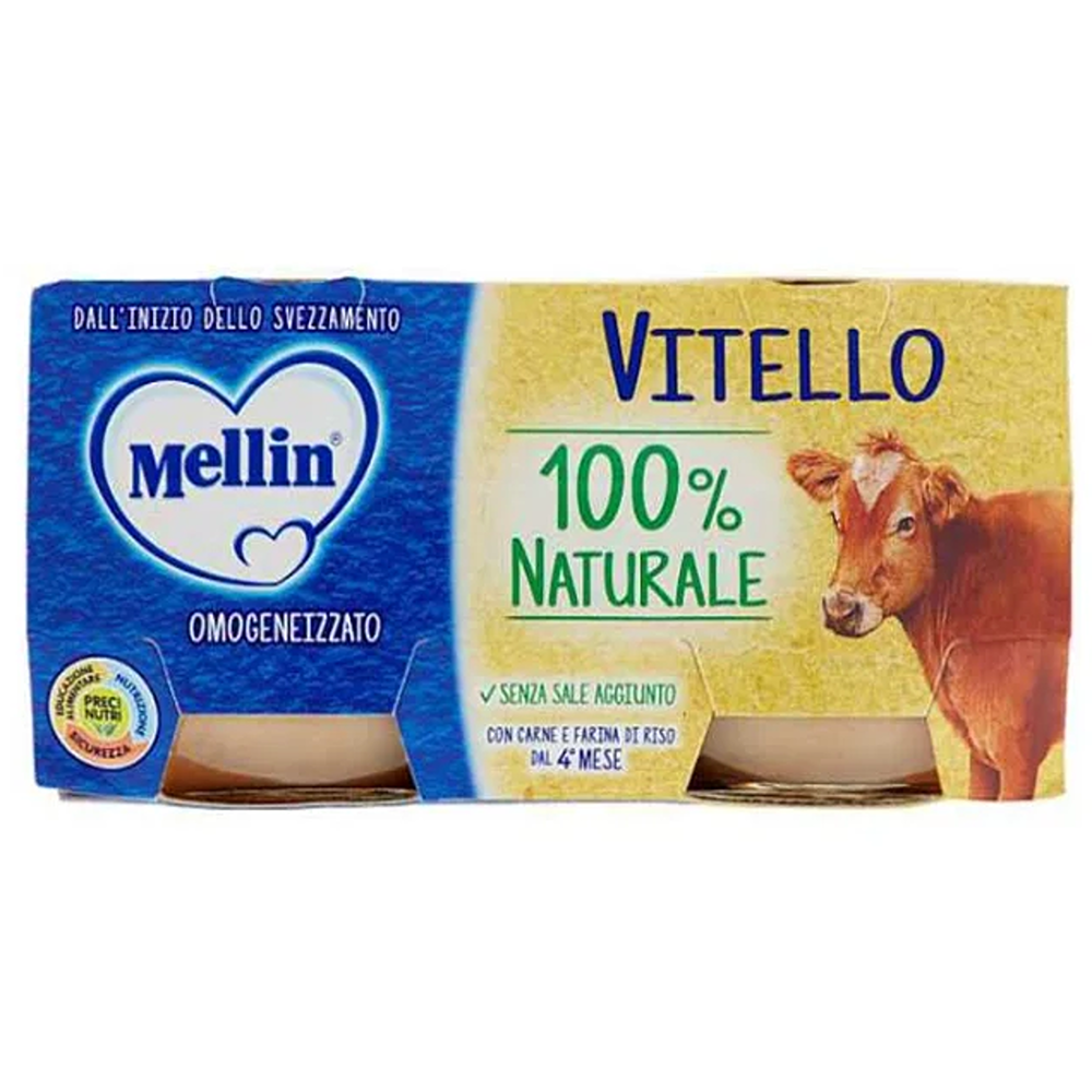 Mellin Omogeneizzato Vitello 2x120 gr