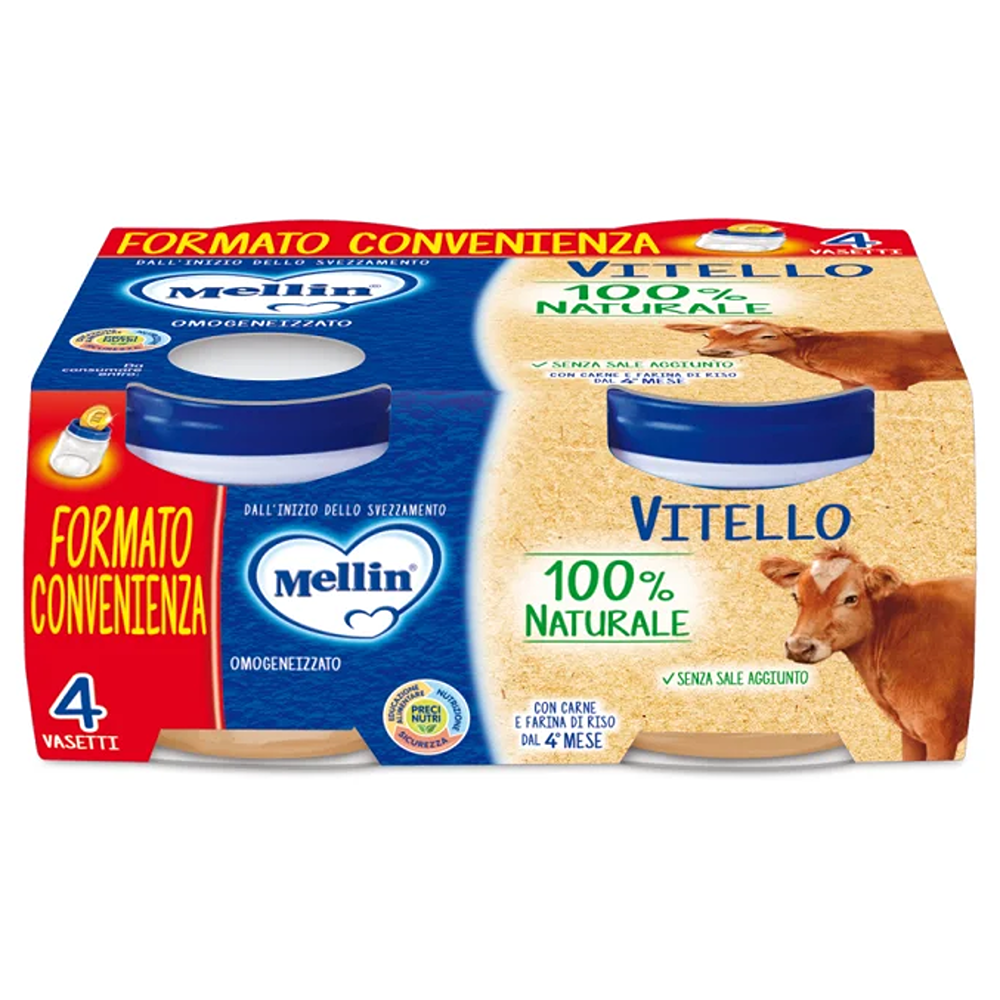 Mellin Omogeneizzato Vitello 4x80 gr