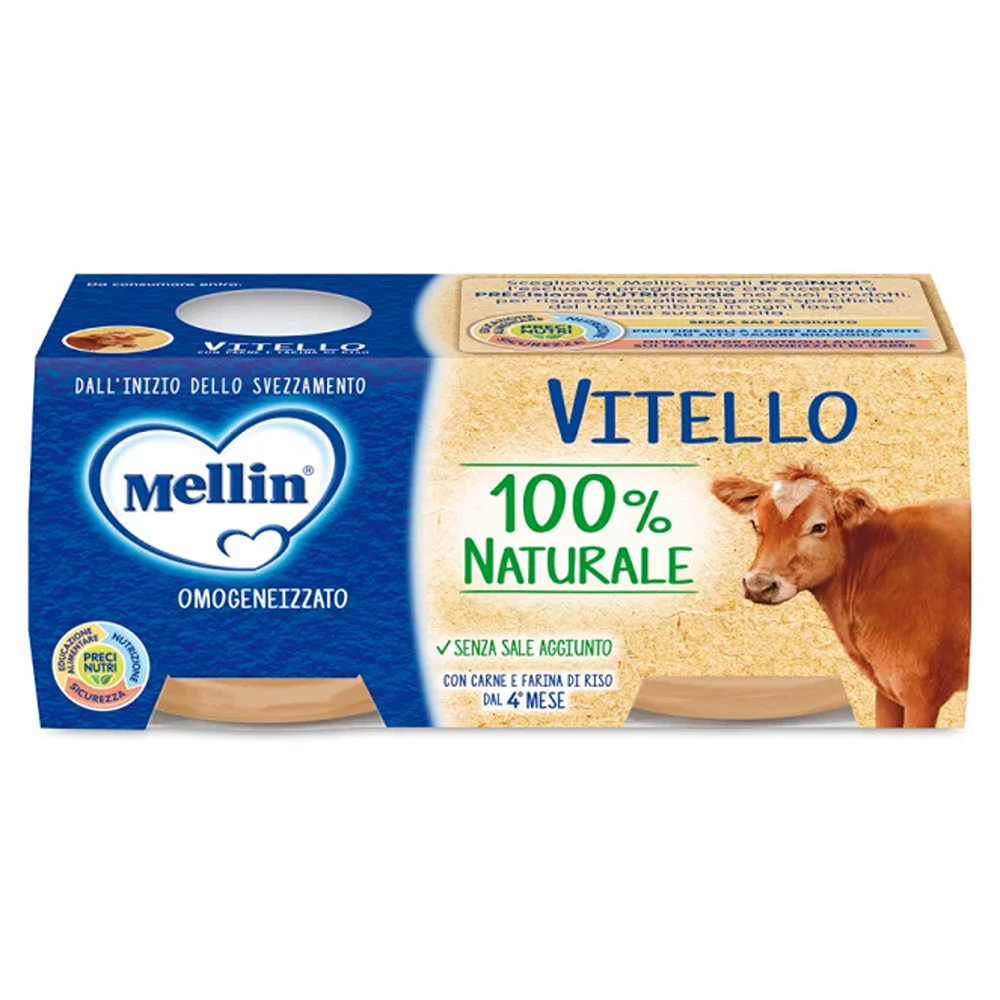 Mellin Omogeneizzato Vitello 2x80 gr