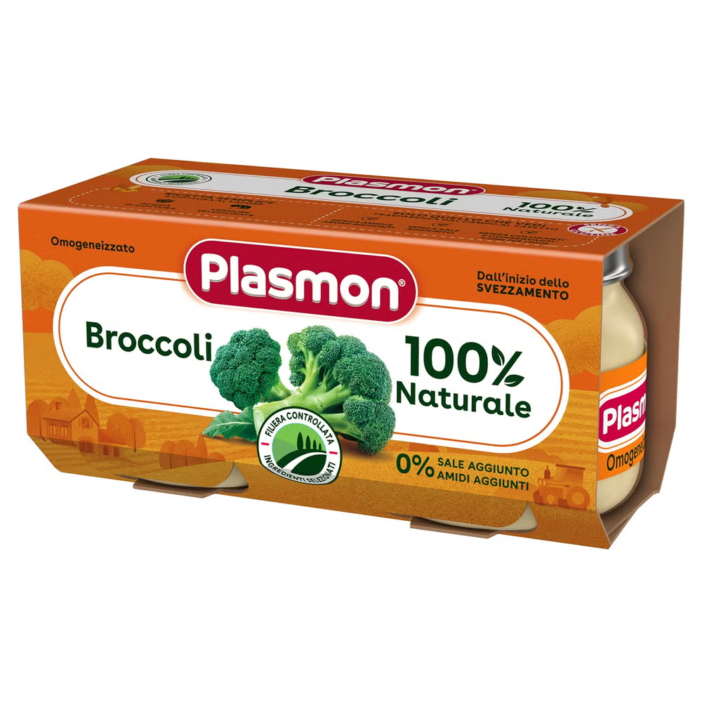 Plasmon Omogeneizzato Verdura Broccoli 2x80 gr