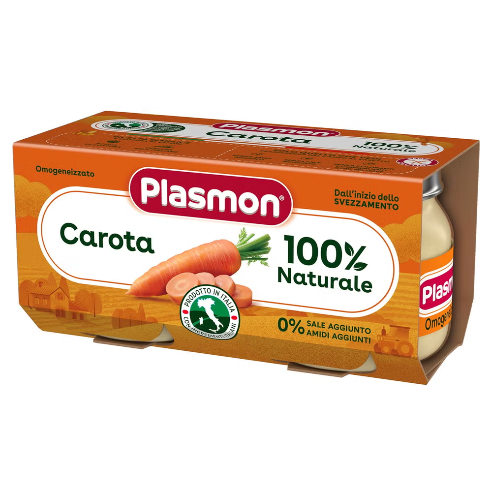 Plasmon Omogeneizzato Verdura Carota 2x80 gr