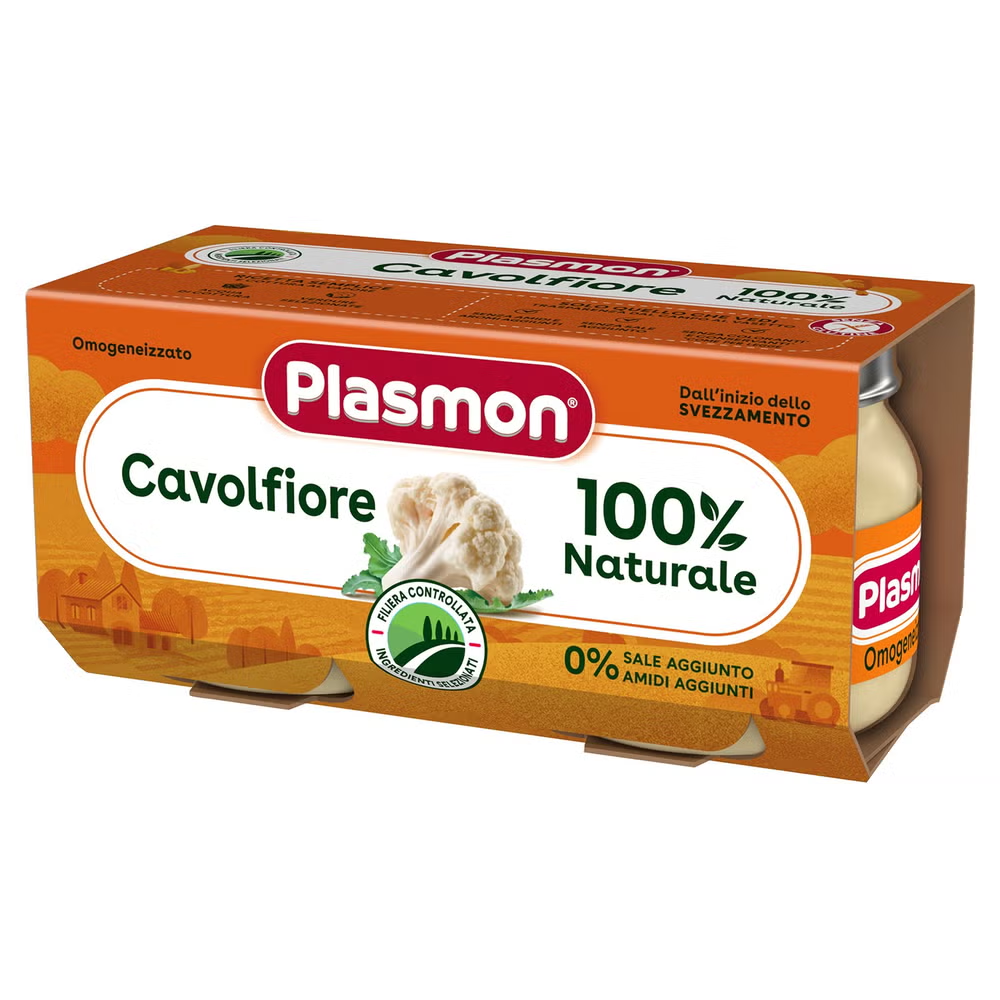 Plasmon Omogeneizzato Verdura Cavolfiore 2x80 gr