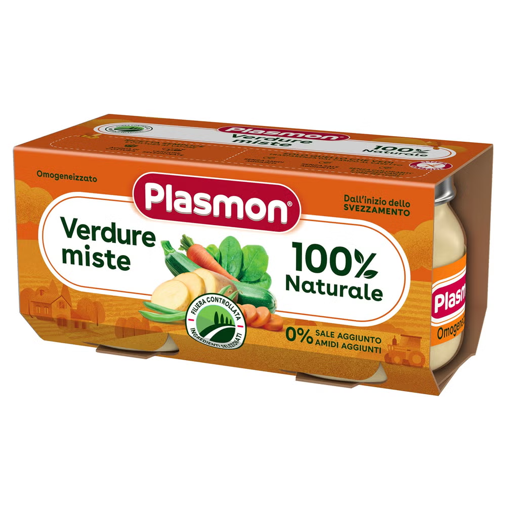 Plasmon Omogeneizzato Verdure Miste 2x80 gr