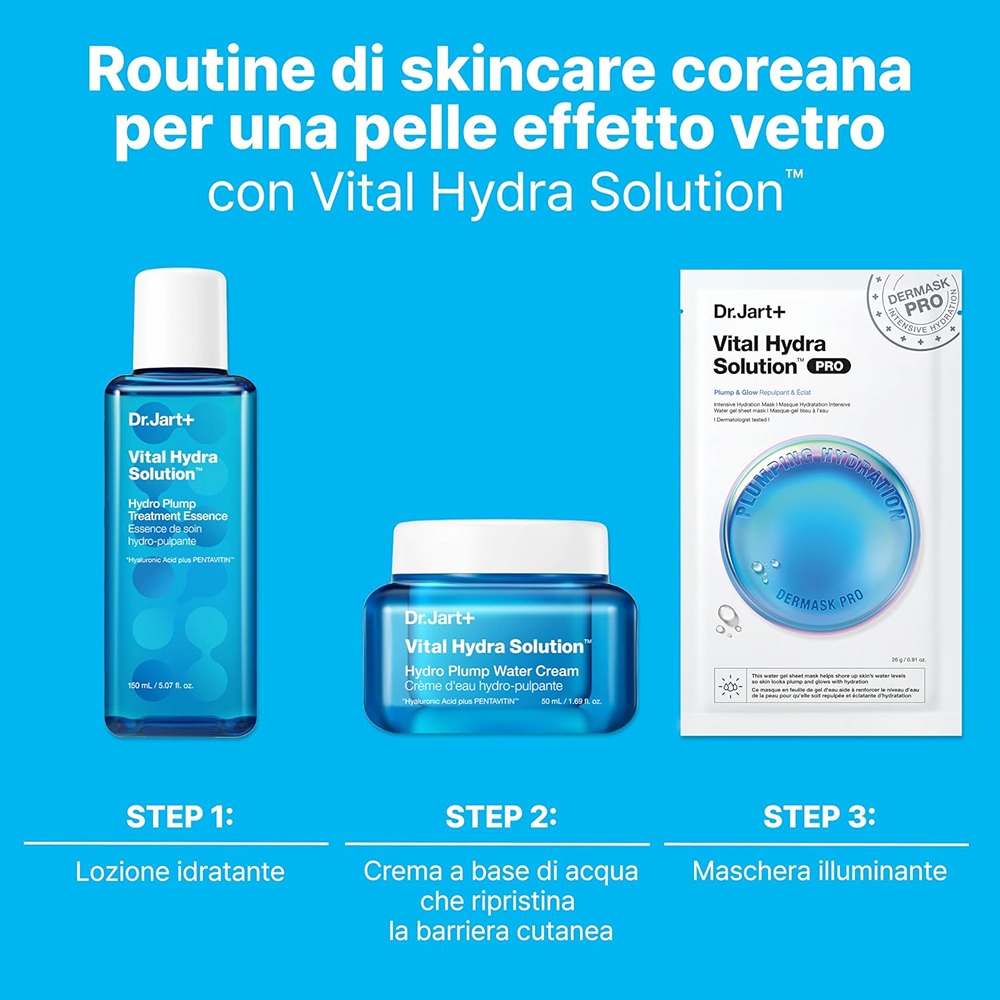 Dr.Jart+ Vital Hydra Solutio Hydro Plump Water Cream - Crema Idratante Rimpolpante