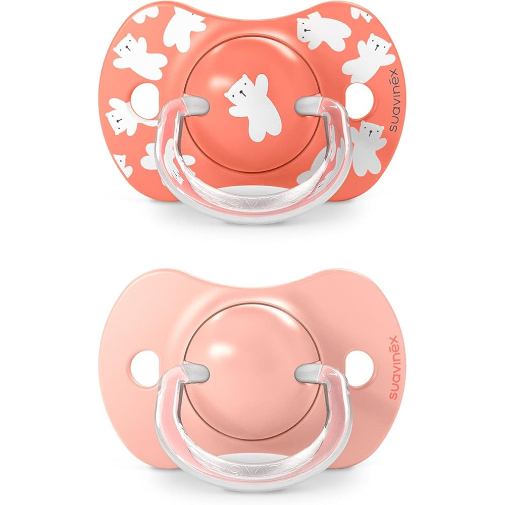 Suavinex Wild & Free Succhietti Tettarella Simmetrica In Silicone Sx Pro Rosa 18+ Mesi