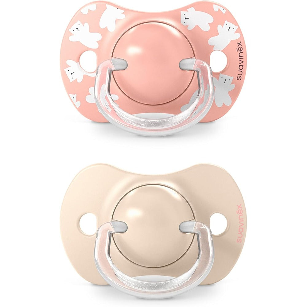 Suavinex Wild & Free Succhietti Tettarella Simmetrica In Silicone Sx Pro Rosa 6-18 Mesi