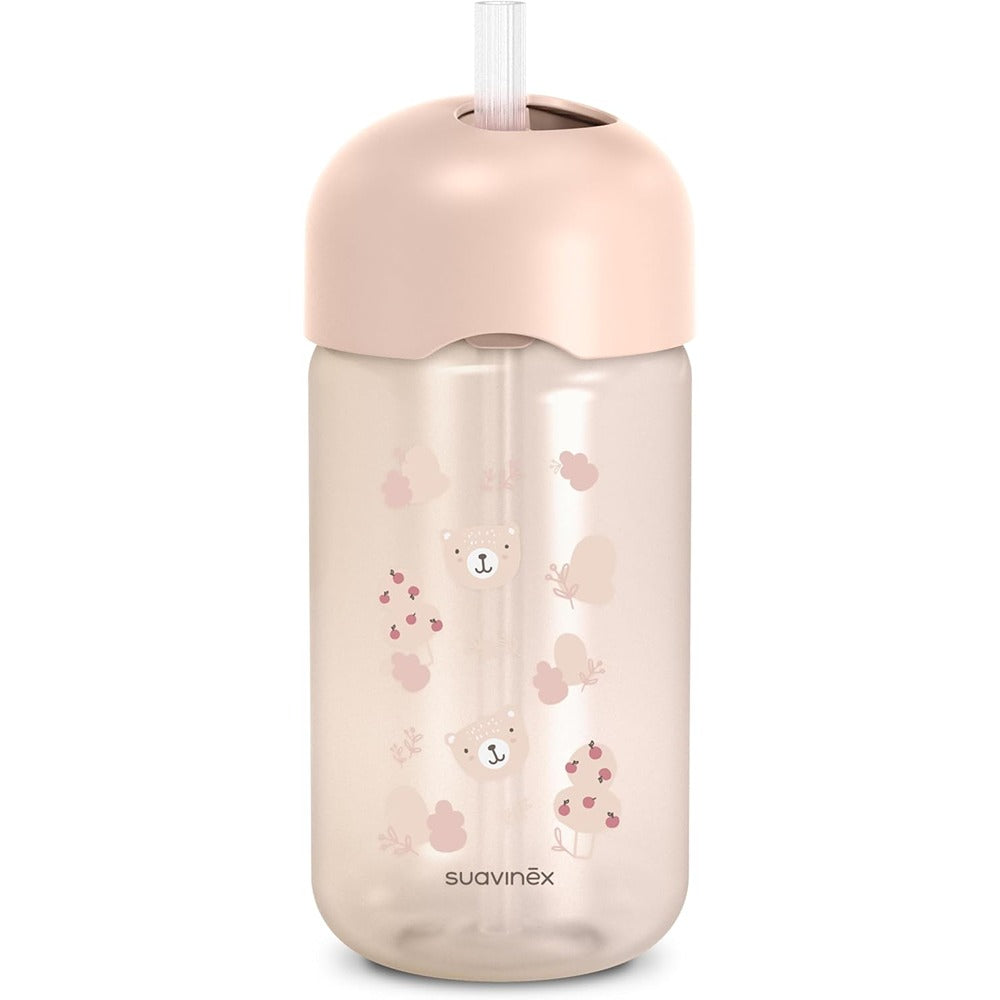 Suavinex Wild & Free Tazza Con Cannuccia 340 ml Rosa 18+ Mesi