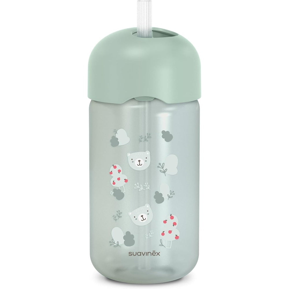 Suavinex Wild & Free Tazza Con Cannuccia 340 ml Verde 18+ Mesi