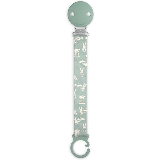 Suavinex Wonder Clip Portaciuccio In Tessuto Design Coniglio Azzurro