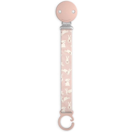 Suavinex Wonder Clip Portaciuccio In Tessuto Design Coniglio Rosa