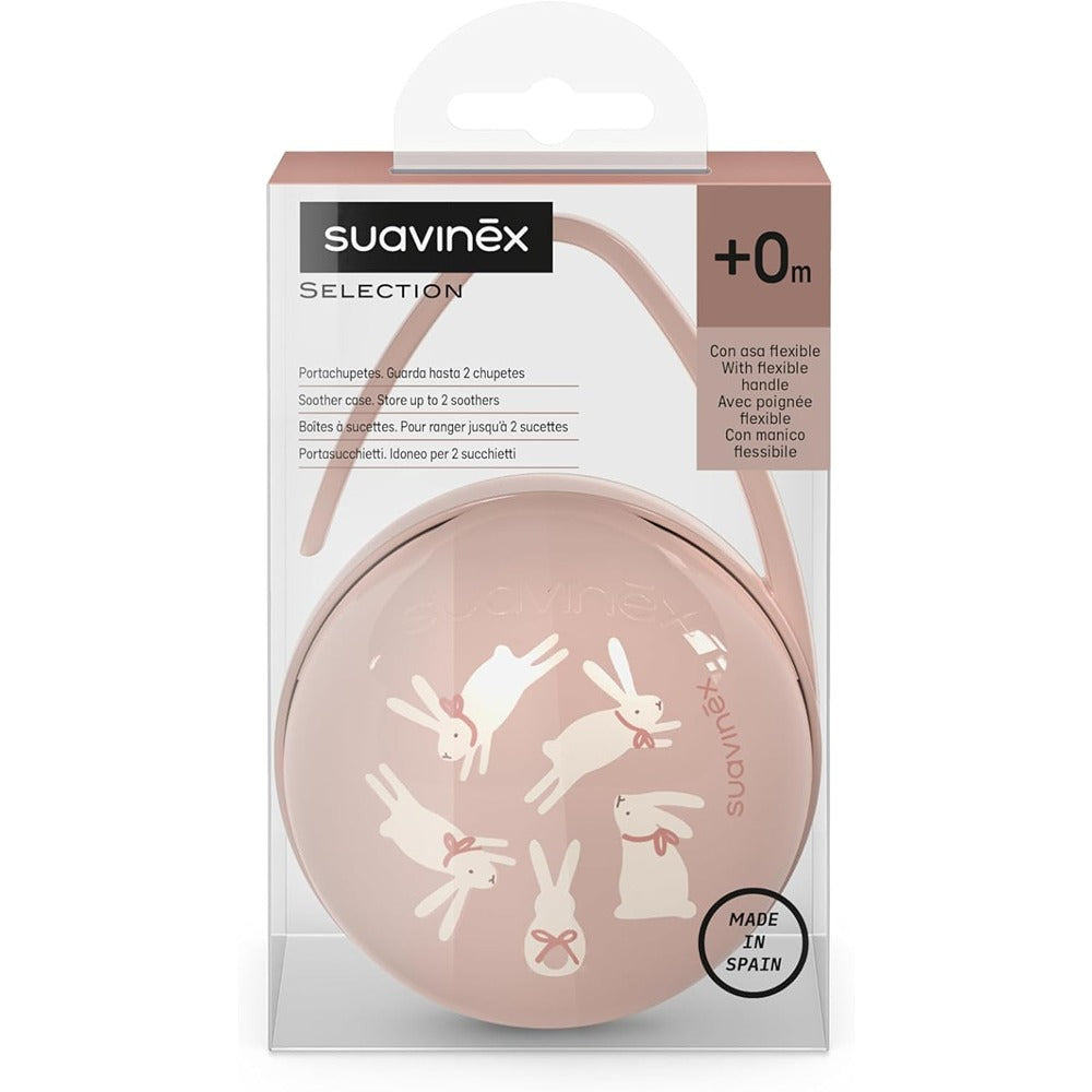 Suavinex Wonder Portasucchietto Duo Coniglio Rosa