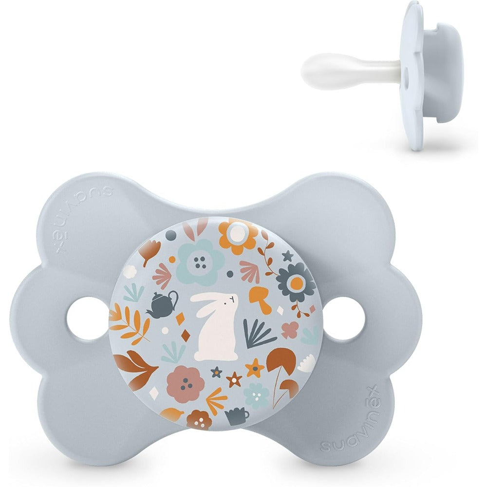 Suavinex Wonderland Butterfly Succhietto Tettarella Simmetrica In Silicone SX Pro Liberty Azzurro 0-6 Mesi