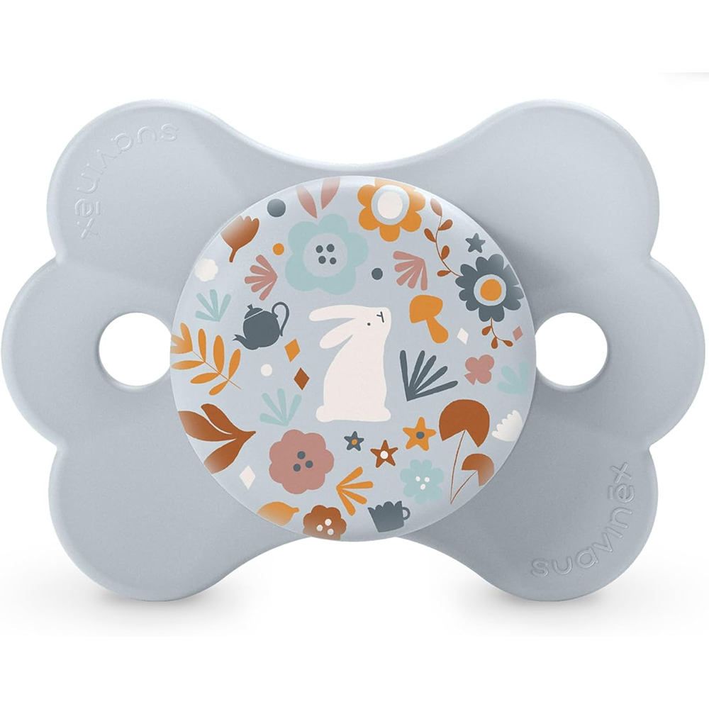 Suavinex Wonderland Butterfly Succhietto Tettarella Simmetrica In Silicone SX Pro Liberty Azzurro 0-6 Mesi