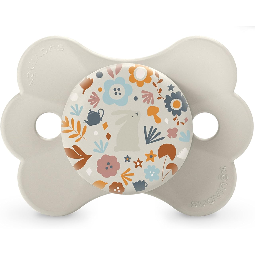 Suavinex Wonderland Butterfly Succhietto Tettarella Simmetrica In Silicone SX Pro Liberty Neutro 0-6 Mesi