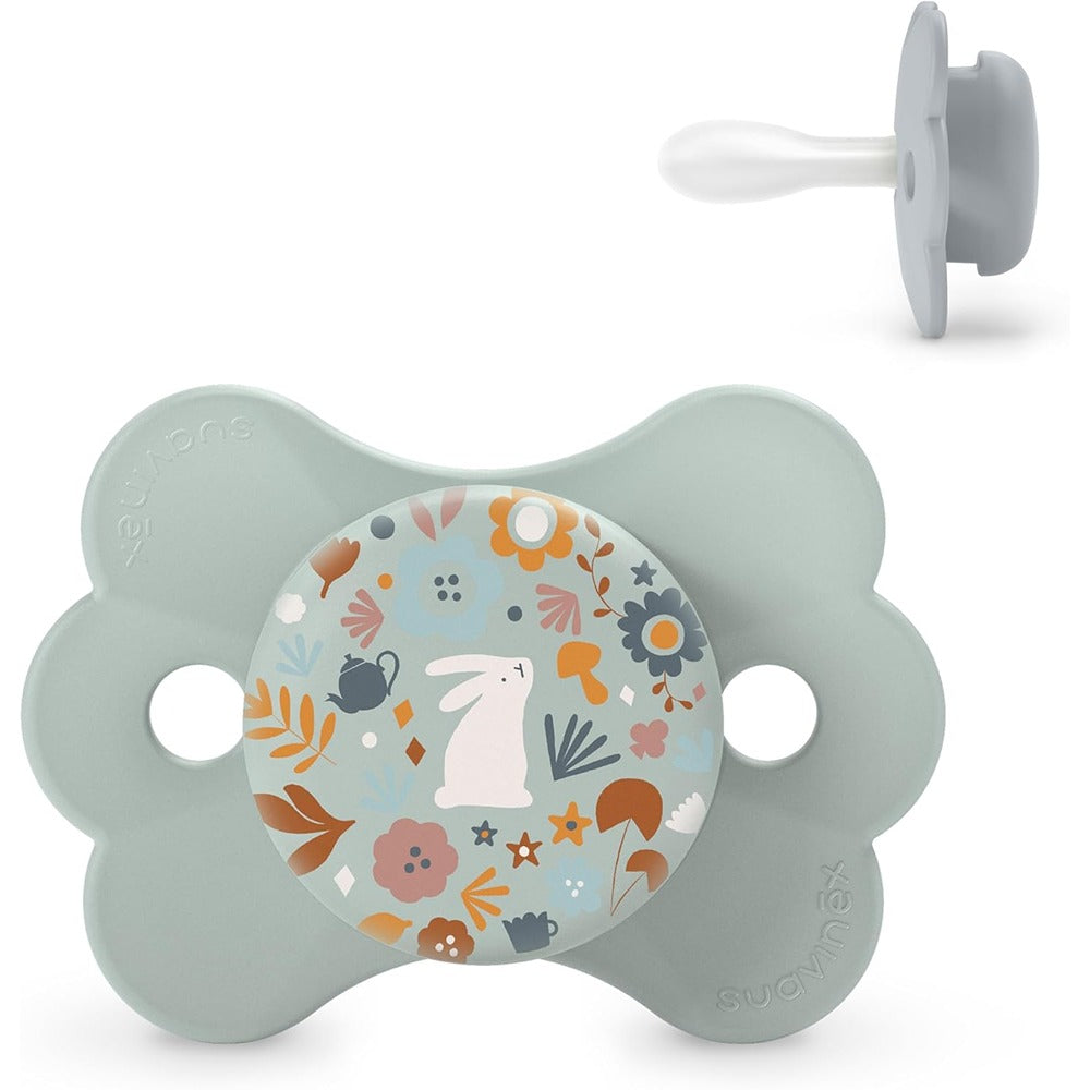 Suavinex Wonderland Butterfly Succhietto Tettarella Simmetrica In Silicone SX Pro Liberty Azzurro 6-18 Mesi