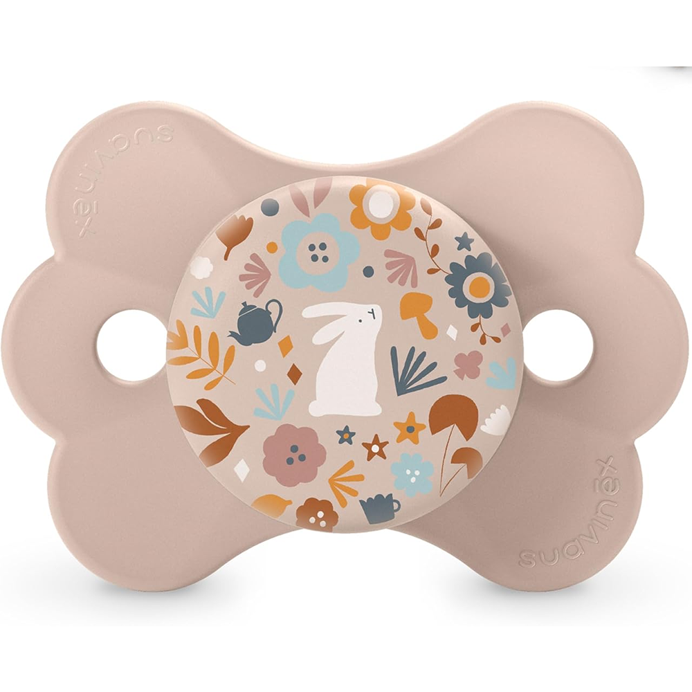 Suavinex Wonderland Butterfly Succhietto Tettarella Simmetrica In Silicone SX Pro Liberty Rosa 6-18 Mesi