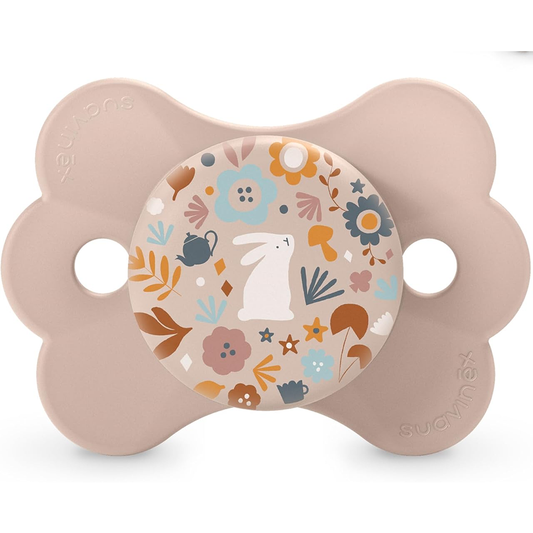 Suavinex Wonderland Butterfly Succhietto Tettarella Simmetrica In Silicone SX Pro Liberty Rosa 6-18 Mesi