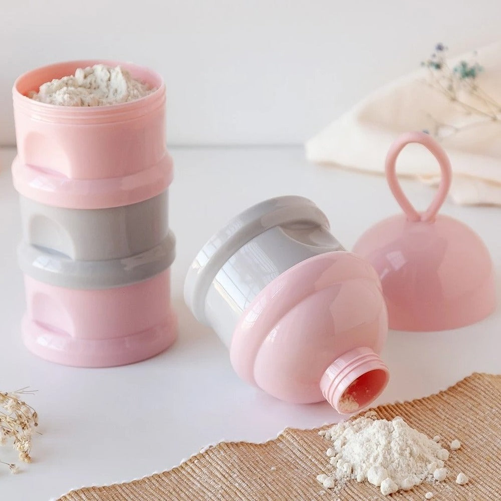 Kiokids Dosatore Latte in Polvere Rosa E Grigio