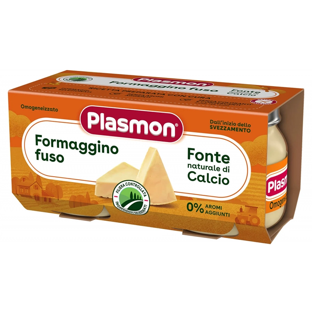 Plasmon Omogeneizzato Formaggino Fuso 2x80 gr