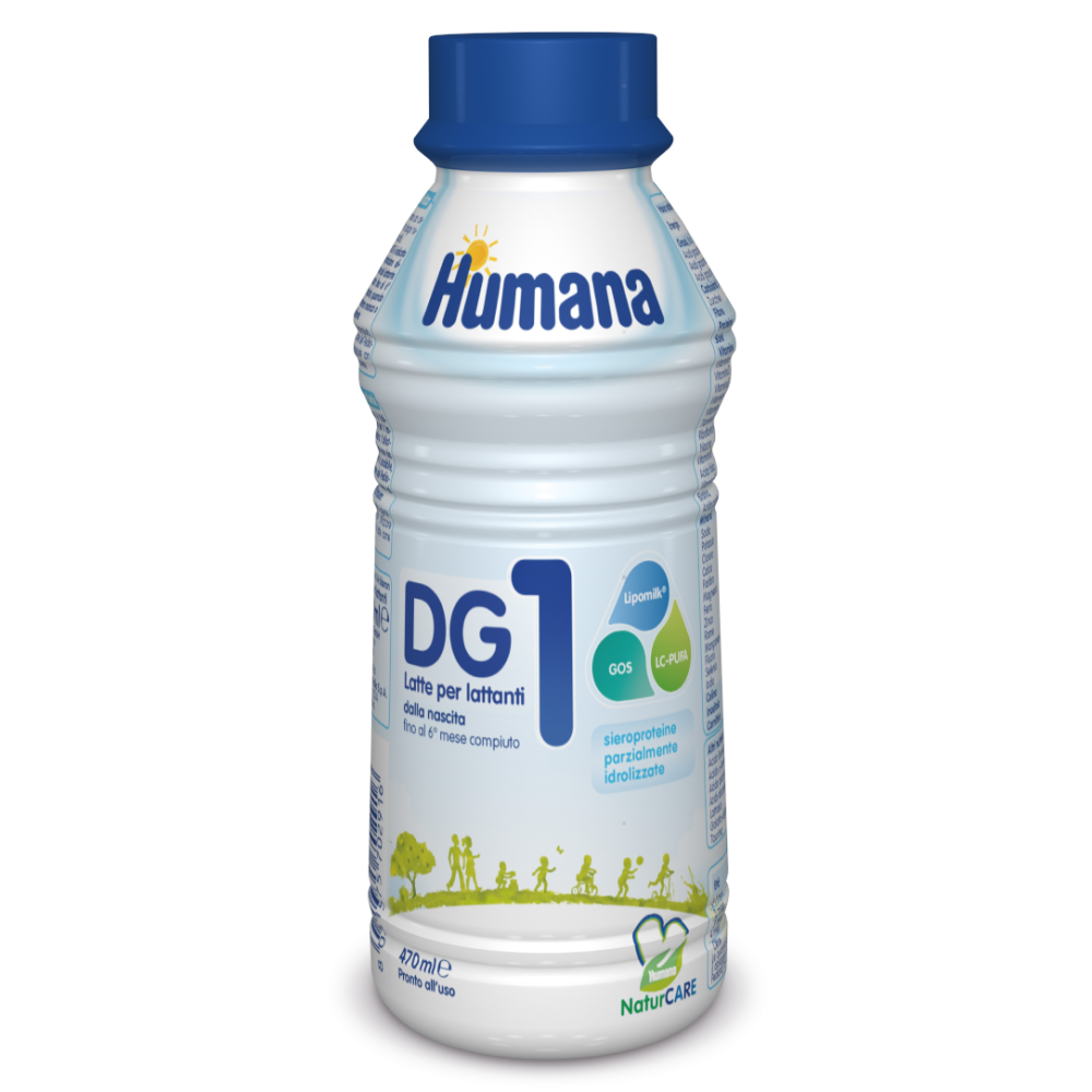 Humana DG 1 Comfort Latte Liquido Per Lattanti 470 ml