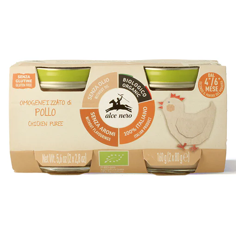 Alce Nero Omogeneizzato Di Pollo Biologico