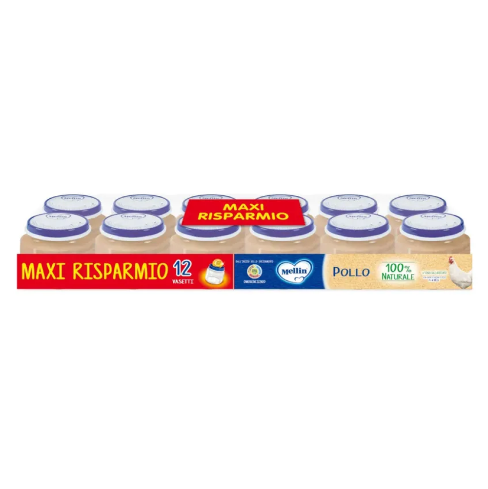 Mellin Omogeneizzato Pollo 12x80 gr