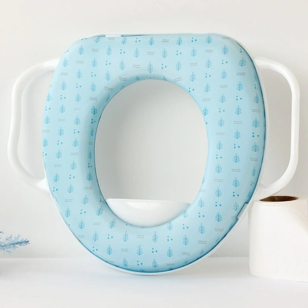 Kiokids Riduttore WC Con Maniglie Azzurro
