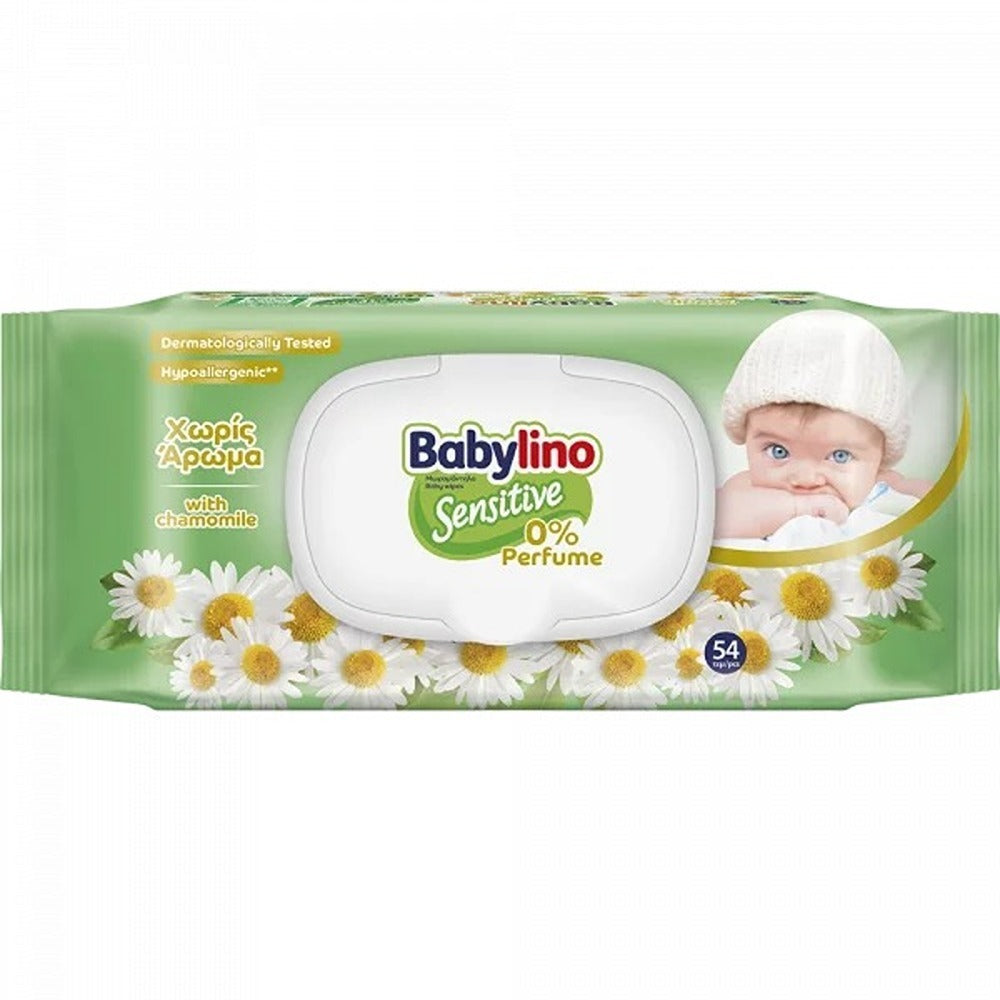 Babylino Sensitive Salviettine 0% Profumo 98% Naturale 54 Pezzi