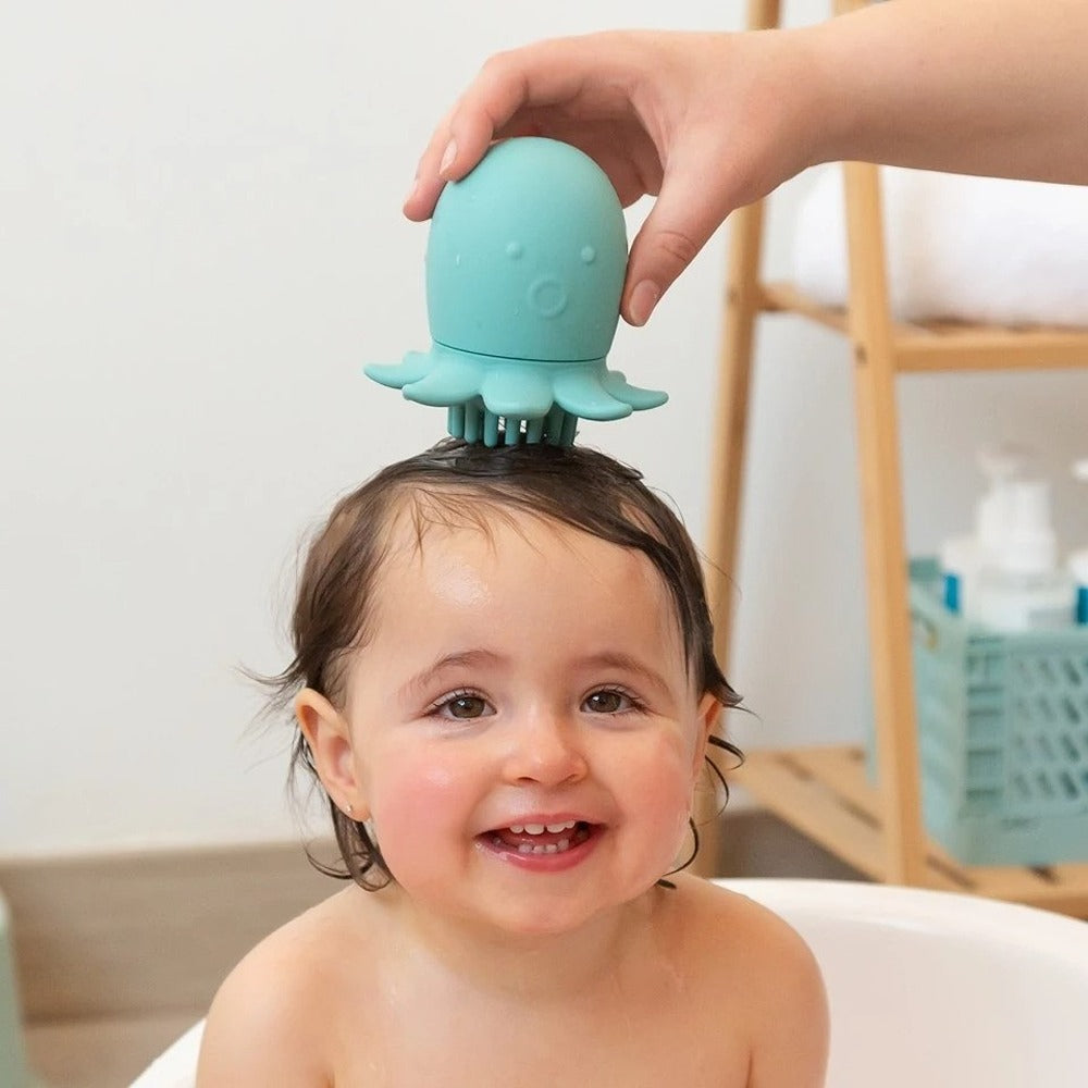 Kiokids Spazzola Massaggiatore Shampoo In Silicone