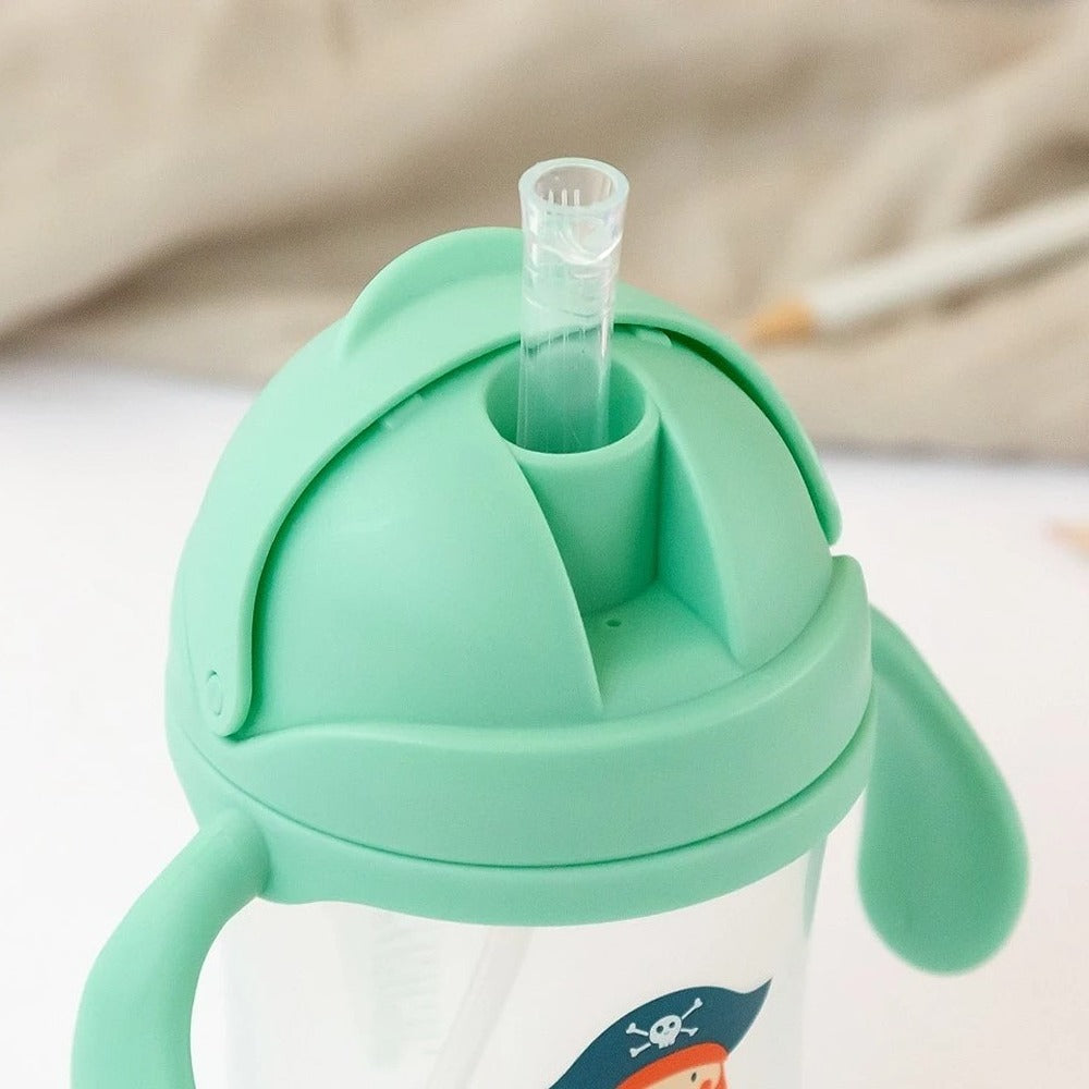 Kiokids Tazza Di Apprendimento Con Manici Verde 300 ml