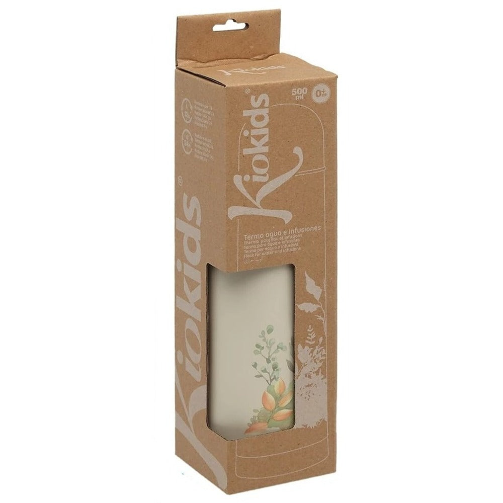 Kiokids Thermos Per Liquidi Acciaio Inox Beige 500 ml