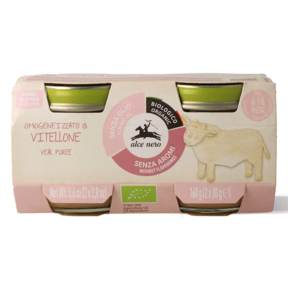 Alce Nero Omogeneizzato Di Vitellone Biologico